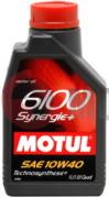 Моторное масло MOTUL 6100 Synergie + 10W-40 1 л Моторное масло MOTUL 6100 Synergie + 10W-40 1 л