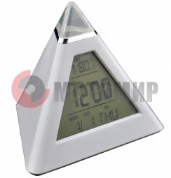 Часы настольн.с подсветкой пирамида Часы настольн.с подсветкой пирамида