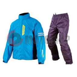 Дождевик мото Komine RK-539 (куртка+брюки) голуб./черн.,L Дождевик мото Komine RK-539 (куртка+брюки) голуб./черн.,L