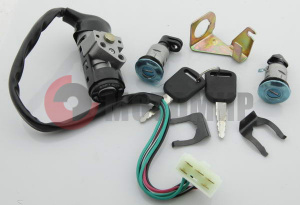 Замок зажигания (комплект) Zongshen STREET/QT Замок зажигания (комплект) Zongshen STREET/QT