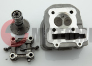 Головка цилиндра GY6 150 57,00мм.158QMJ Стелс в сб. Головка цилиндра GY6 150 57,00мм.158QMJ Стелс в сб.