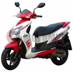 Скутер SYM Jet4 50 красный/белый Скутер SYM Jet4 50 красный/белый