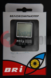 ВелоКомпьютер BRI-3 чер.10ф. ВелоКомпьютер BRI-3 чер.10ф.