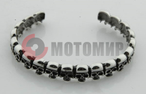 Браслет байк.(В124QY) в виде мал.череп.универс. Браслет байк.(В124QY) в виде мал.череп.универс.