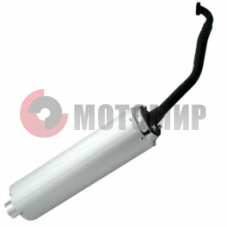 Глушитель в сб.4т.125-150сс QT-10 (430мм) бол. Глушитель в сб.4т.125-150сс QT-10 (430мм) бол.