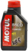 Моторное масло MOTUL 5100 4T 15W-50 полусинтетическое 1 л Моторное масло MOTUL 5100 4T 15W-50 полусинтетическое 1 л