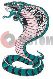 Наклейка Кобра (зелёная) Наклейка Кобра (зелёная)